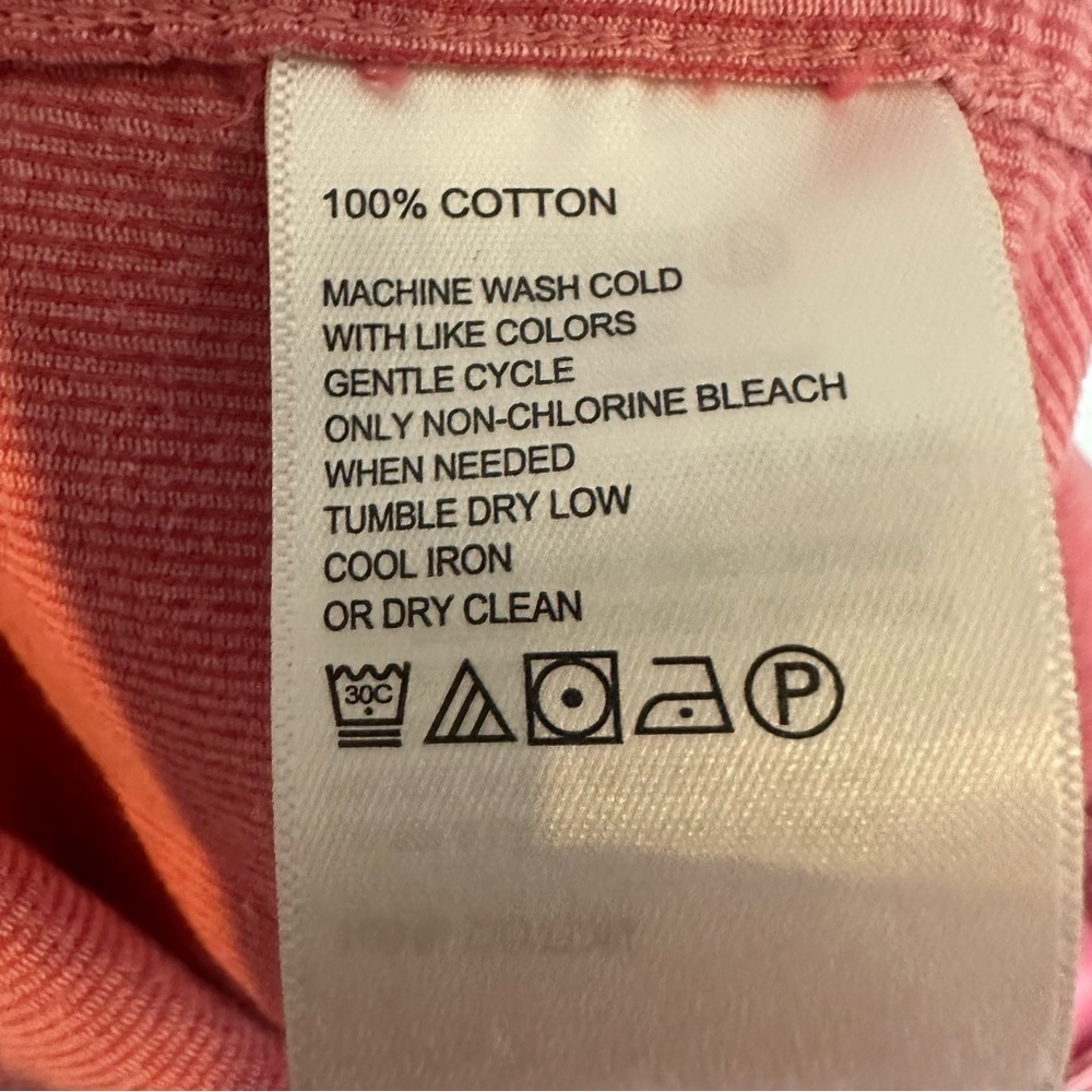 Tommy Bahama Coastline Corduroy Corduroy Pink Button-Down Shirt XL - Picture 8 of 8